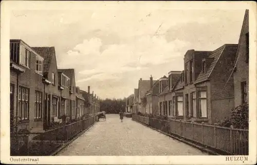 Ak Huizum Friesland Niederlande, Oosterstraat