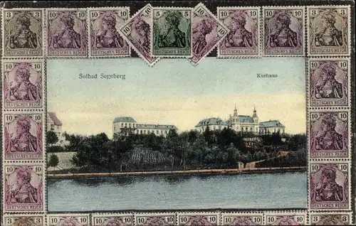 Briefmarken Ak Bad Segeberg in Schleswig Holstein, Kurhaus