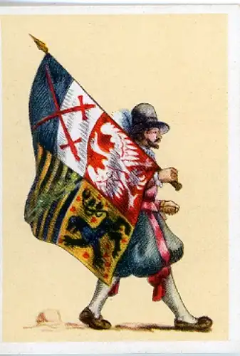 Sammelbild Fahnen und Standartenträger Nr. 21 Kriegsfähnlein d. Bürgerschaft zu Dresden 1591