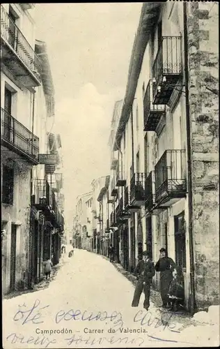 Ak Camprodon Katalonien, Carrer de Valencia