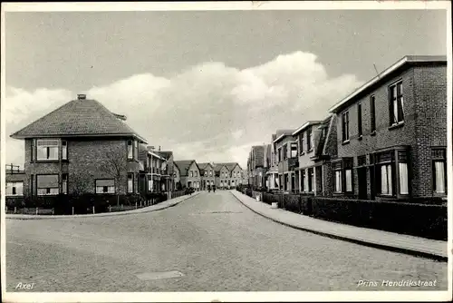 Ak Axel Zeeland Niederlande, Prins Hendrikstraat