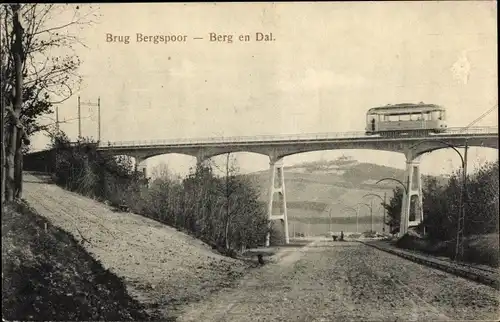 Ak Berg en Dal Gelderland Niederlande, Burg Bergspoor