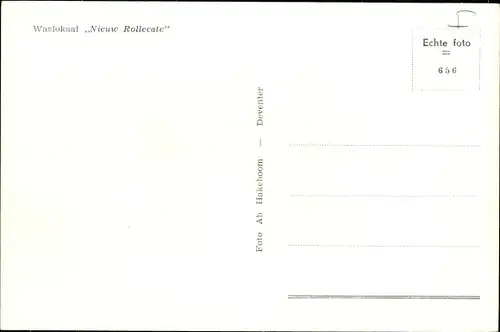 Ak Deventer Overijssel Niederlande, Waslokaal Nieuw Rollecate