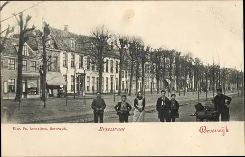 Ak Beverwijk Nordholland Niederlande, Breestraat