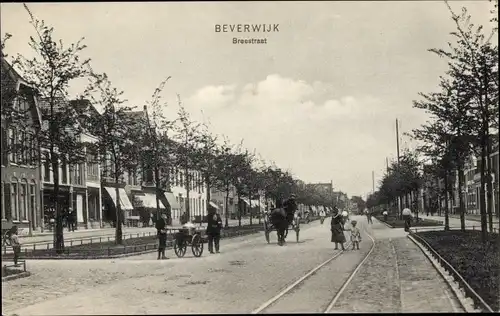 Ak Beverwijk Nordholland Niederlande, Breestraat