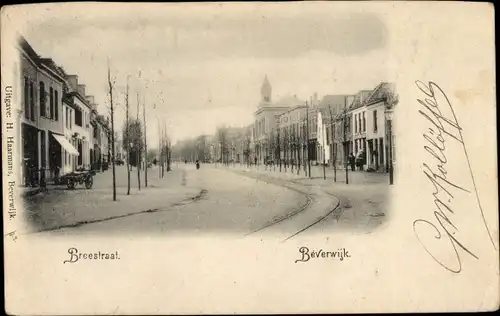 Ak Beverwijk Nordholland Niederlande, Breestraat