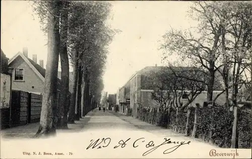 Ak Beverwijk Nordholland Niederlande, Straßenpartie