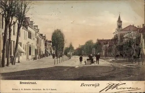 Ak Beverwijk Nordholland Niederlande, Breestraat