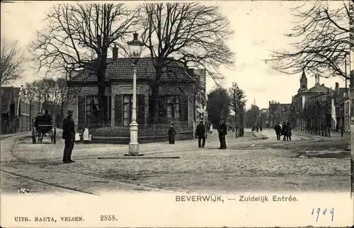 Ak Beverwijk Nordholland Niederlande, Zuidelijk Entree