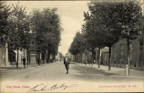 Ak Beverwijk Nordholland Niederlande, Breestraat