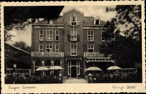 Ak Bergen Binnen Nordholland, Oranje Hotel