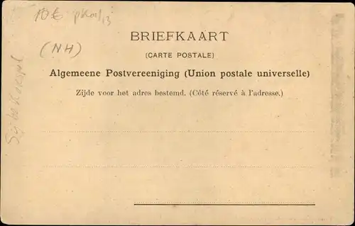 Ak Benningbroek Nordholland Niederlande, Ortsansicht