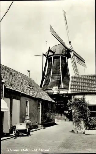 Ak Hattem Gelderland Niederlande, Molen de Fortuin