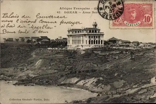 Ak Dakar Senegal, Anse Bernard, Palais du Gouvernement et Hopital