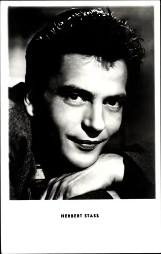 Ak Schauspieler Herbert Stass, Portrait