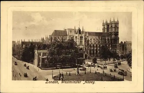 Ak Westminster London City, Westminster Abbey