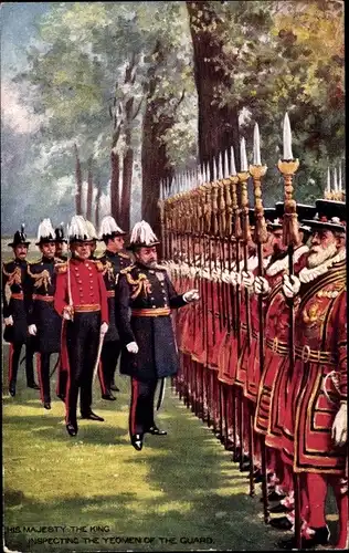 Ak London, The King inspecting the Yeomen of the Guard