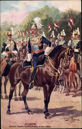 Künstler Ak Payne, H., The Regiment drawn up for Road Duty, Britische Soldaten in Uniformen