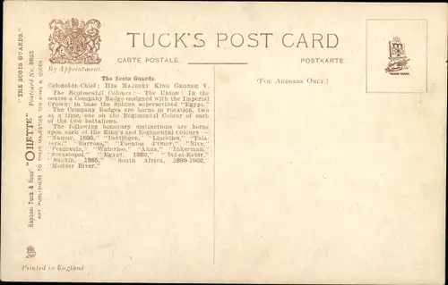 Künstler Ak Payne, H., The Scots Guards, A Field Day in Drill Order