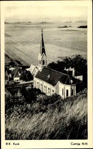 Ak Catrijp Schoorl Nordholland Niederlande, R. K. Kerk