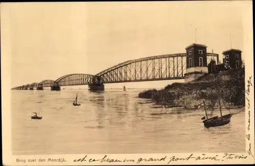 Ak Moerdijk Nordbrabant Niederlande, Brug