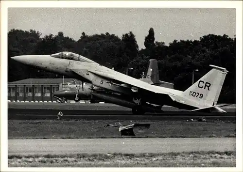 Foto Amerikanisches Militärflugzeug, McDonnell Douglas F 15, AF 77 079, CR