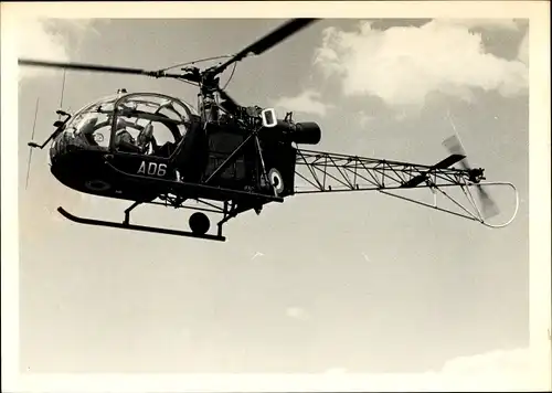Foto Militärhubschrauber, Alouette II, AD 6