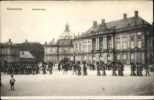 Ak København Kopenhagen Dänemark, Amalienborg