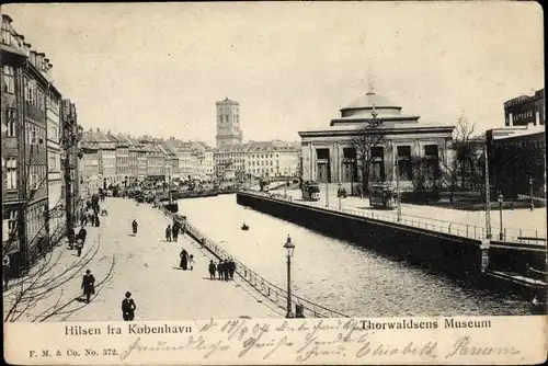 Ak København Kopenhagen Dänemark, Thorwaldsens Museum