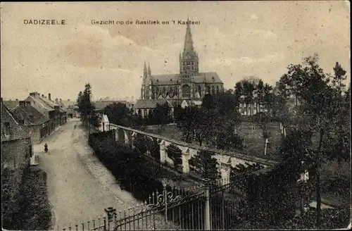 Ak Dadizele Dadizeele Moorslede Westflandern, Basiliek en Kasteel