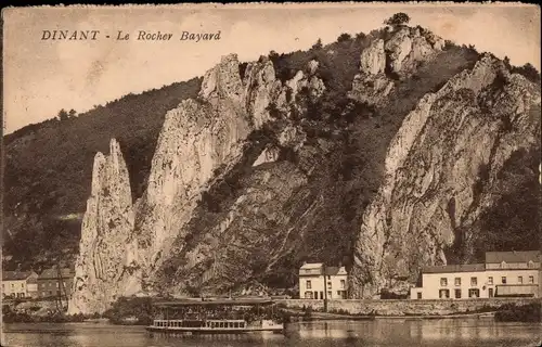 Ak Dinant Wallonien Namur, Le Rocher Bayard