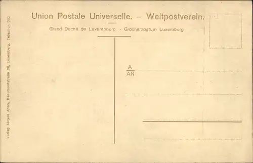 Ak Luxemburg Luxembourg, Partie aux Environs du Bock