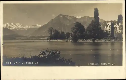 Ak Thoune Thun Kanton Bern Schweiz, Lac