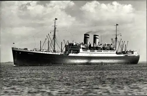 Foto Dampfer Hamburg, HAPAG