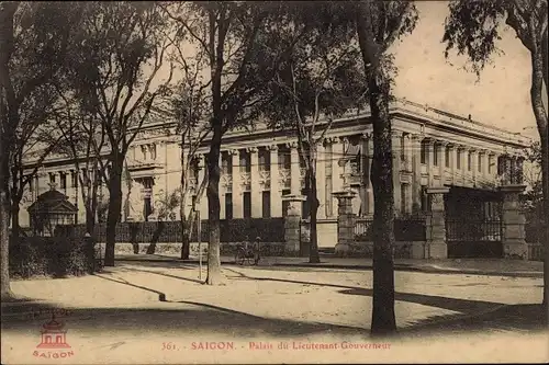 Ak Saigon Cochinchine Vietnam, Palais du Lieutenant Gouverneur