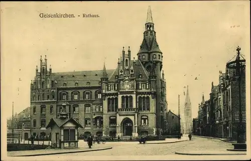 Ak Gelsenkirchen im Ruhrgebiet, Rathaus