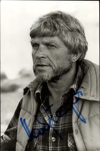 Ak Schauspieler Hardy Krüger, Portrait, Autogramm