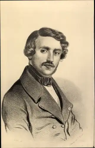 Ak Komponist Gaetano Donizetti, Portrait