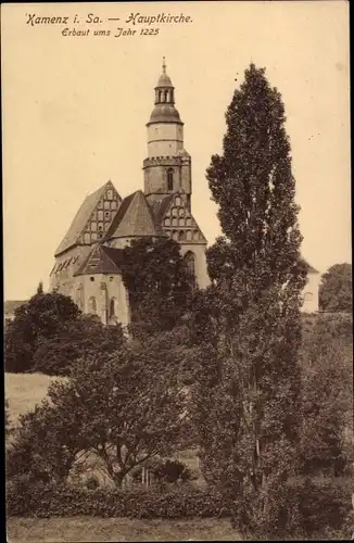 Ak Kamenz in Sachsen, Hauptkirche St. Marien