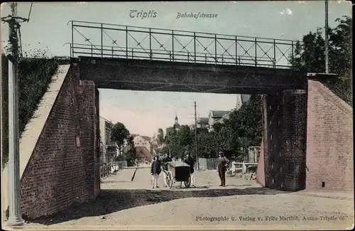 Ak Triptis in Thüringen, Bahnhofstraße