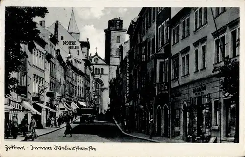 Ak Zittau in Sachsen, Innere Weberstraße, Drogerie Heimlein