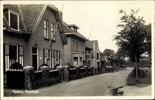 Ak Tholen Zeeland Niederlande, Plantage