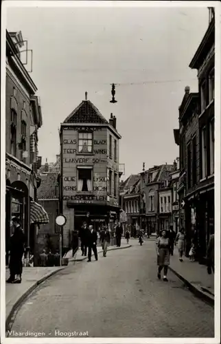 Ak Vlaardingen Südholland, Hoogstraat