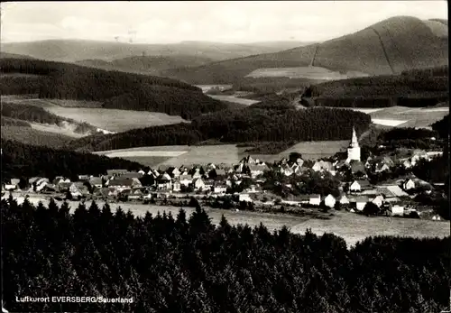 Ak Eversberg Meschede im Sauerland, Ortspanorama