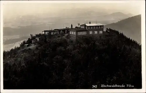 Ak Oybin in der Oberlausitz Sachsen, Hochwaldbaude