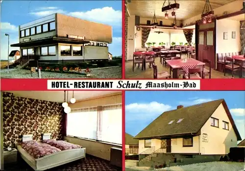 Ak Maasholm an der Schlei, Hotel-Restaurant Schulz