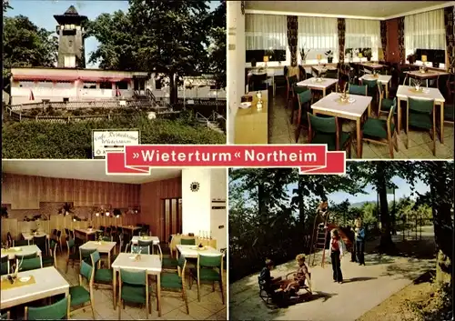 Ak Northeim in Niedersachsen, Wieterturm Ausfluggaststätte, Spielplatz