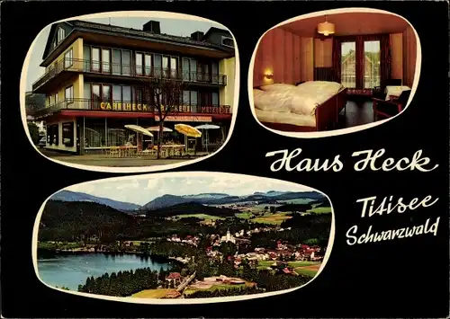 Ak Titisee Neustadt im Breisgau Hochschwarzwald, Haus Heck, Außen- u. Innenansicht, Ortsansicht