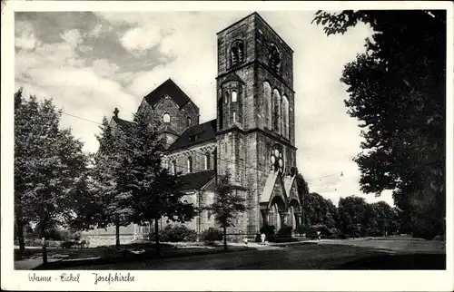 Ak Wanne Eickel Herne im Ruhrgebiet, Josefskiche