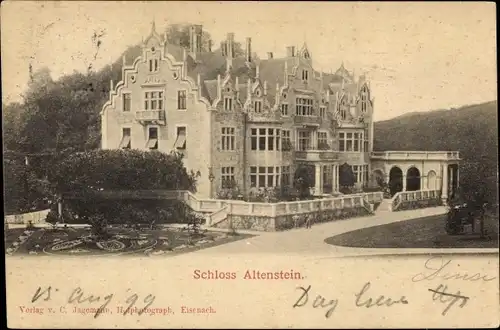 Ak Altenstein Bad Liebenstein im Wartburgkreis, Schloss